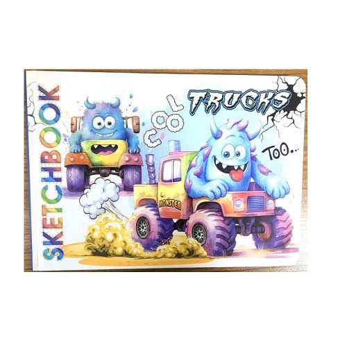 Скетчбук N9577 А5 24 аркушів чисті аркуші 100г/м2 тверда обкладинка