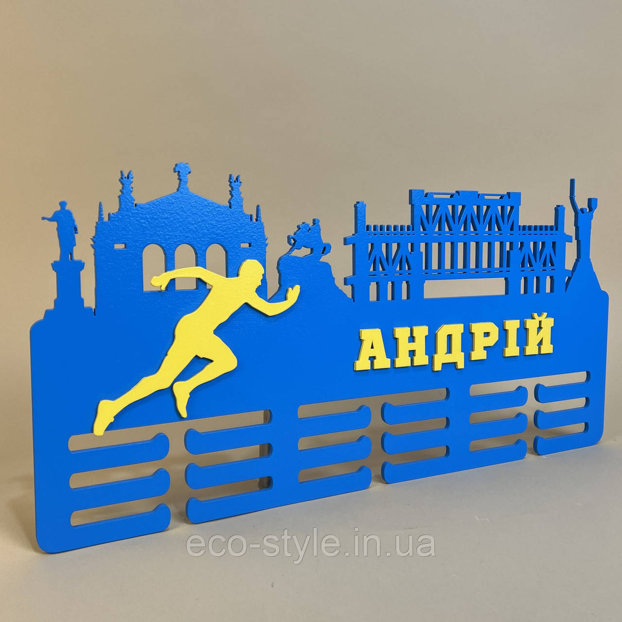 Медальница для бігу. Холлдер для медалей. Медальниця для марафонця, фото 1