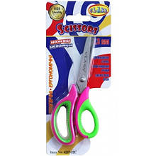 Ножиці дитячі CLASS 4287-12С 13 3см (рожев.) прогумовані ручки+каучук (1/24)