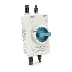 Ручний вимикач Risin, 1000V, 32A, 1St, IP66, вхід верх-низ, Grey