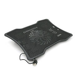 Підставка під ноутбук Pccooler N133, 10-15", 1*140mm, BLUE LED 1300±10% RPM, корпус метал+пластик, 1xUSB 2.0, Black, Box