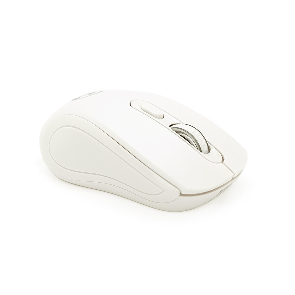 Бездротова миша iMICE W-718, 6 кнопок, 800/1200/1600 DPI, 2.4GHz, Bluetooth, до 10м, біла, перезаряджувана