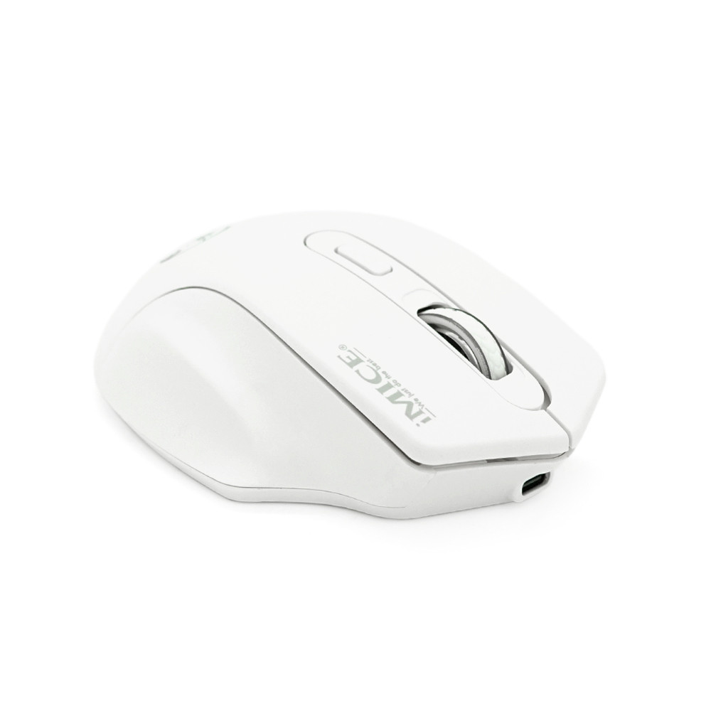 Бездротова миша iMICE G-1800, 4 кнопки, 800/1200/1600 DPI, 2.4GHz, до 10м, для Windows і Mac, біла, артикул 34662