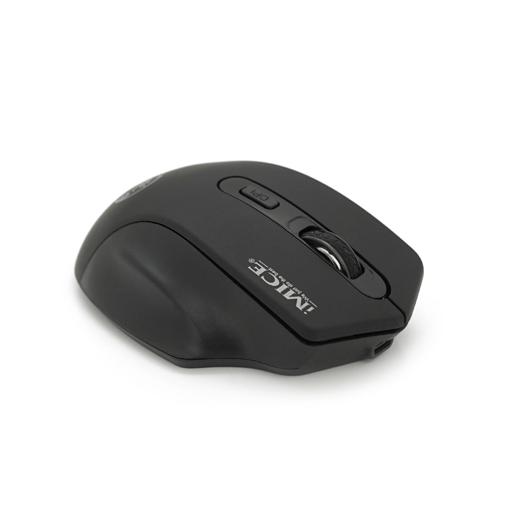 Бездротова миша iMICE G-1800, 4 кнопки, 800/1200/1600 DPI, 2.4GHz, до 10м, для Windows і Mac, чорна