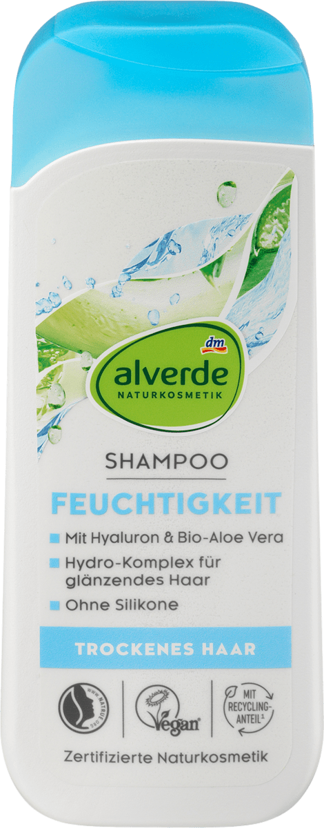 Зволожуючий шампунь Alverde Naturkosmetik (Алое Вера), 200 мл
