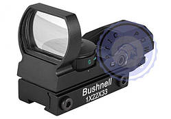 Коліматорний приціл BUSHNELL 1x22x33 планка 21 мм Weaver/Picatinny