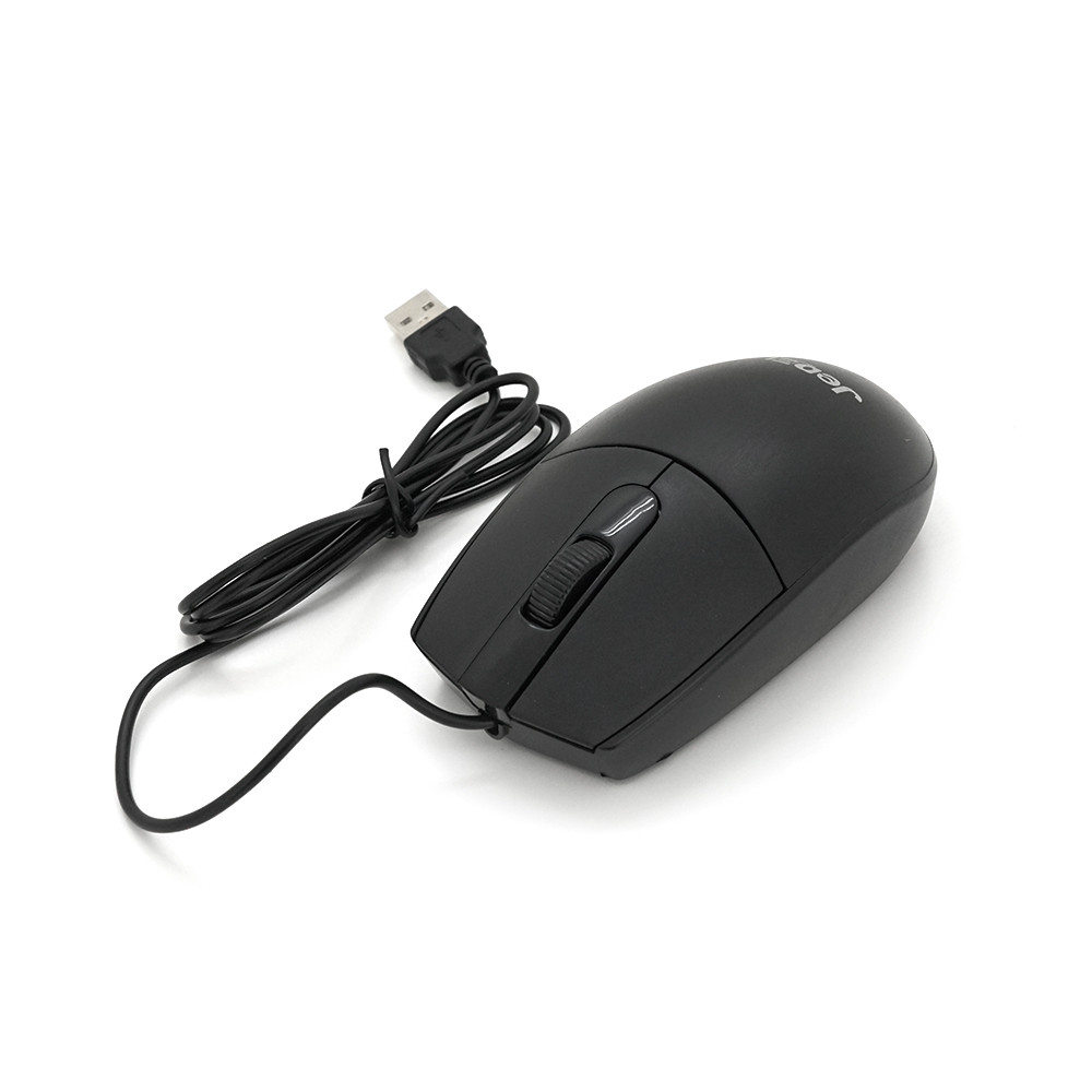 Провідна миша JEDEL W230+, 1000DPI, чорна, в упаковці, артикул 33766
