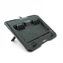 Підставка під ноутбук IceCoorel A3, 10-15.6", 2*60мм 2800±10% RPM, корпус пластик, 2xUSB2.0 + LCD + speed controllers,