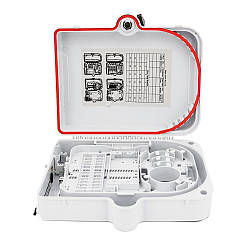 Муфта оптична Merlion ML-OP-F211-SC, 24 SC simplex adaptor, матеріал ABS