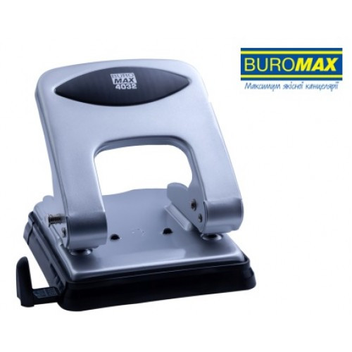 Діркопробивач BUROMAX 4032-24 метал 40арк срібний(1/9)