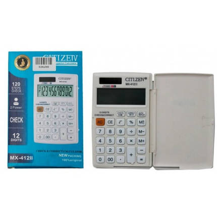 Калькулятор CITIZEN MX-412II 8-розр., фото 1