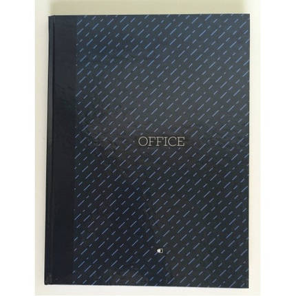 Ділова книга А4 96 арк Office notebook-2 Синя обкладинка-тверда лінія ТМ АртПринт (1), фото 1