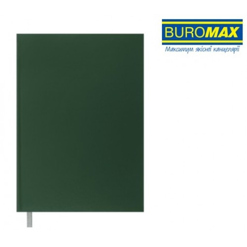 Канцелярська книга А4 BUROMAX 24419104-04 тв. обкл. 200арк. клітинка OPTIMAL Зелени бум вініл