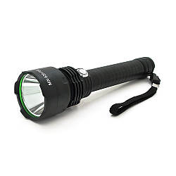 Ліхтар ручний POWERMASTER MX-520-P50, 1LED XPE led, 3.5W, 5 режими, 2х 26650/9800mah, Black, IP40, кабель USB-micro, 250х62х35мм,