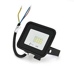 Прожектор LED RITAR RT-FLOOD10A, 10W, 1000Lm, 6500K, IP65, 12xSMD2835, поворотний, чорний, 220В