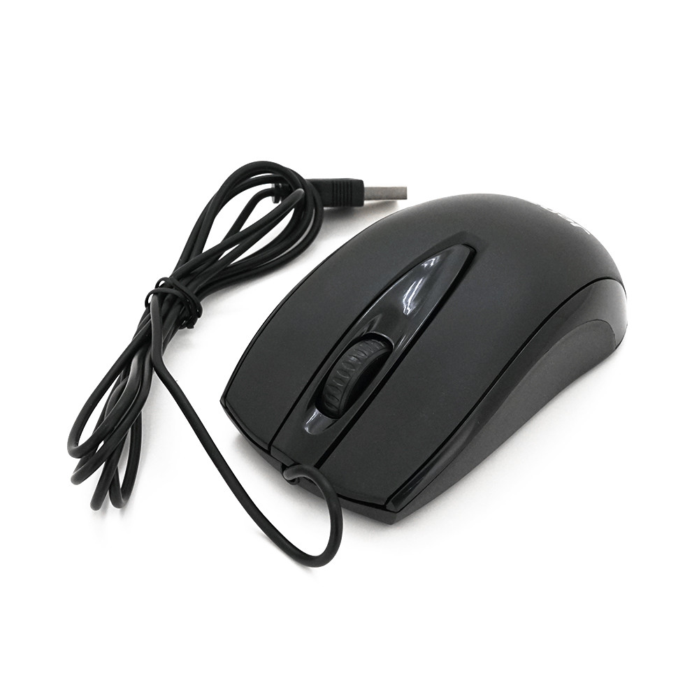 Миша JEDEL CP74, дротова, 1000DPI, чорна, USB, артикул 31090 - комфорт та точність для роботи та ігор.