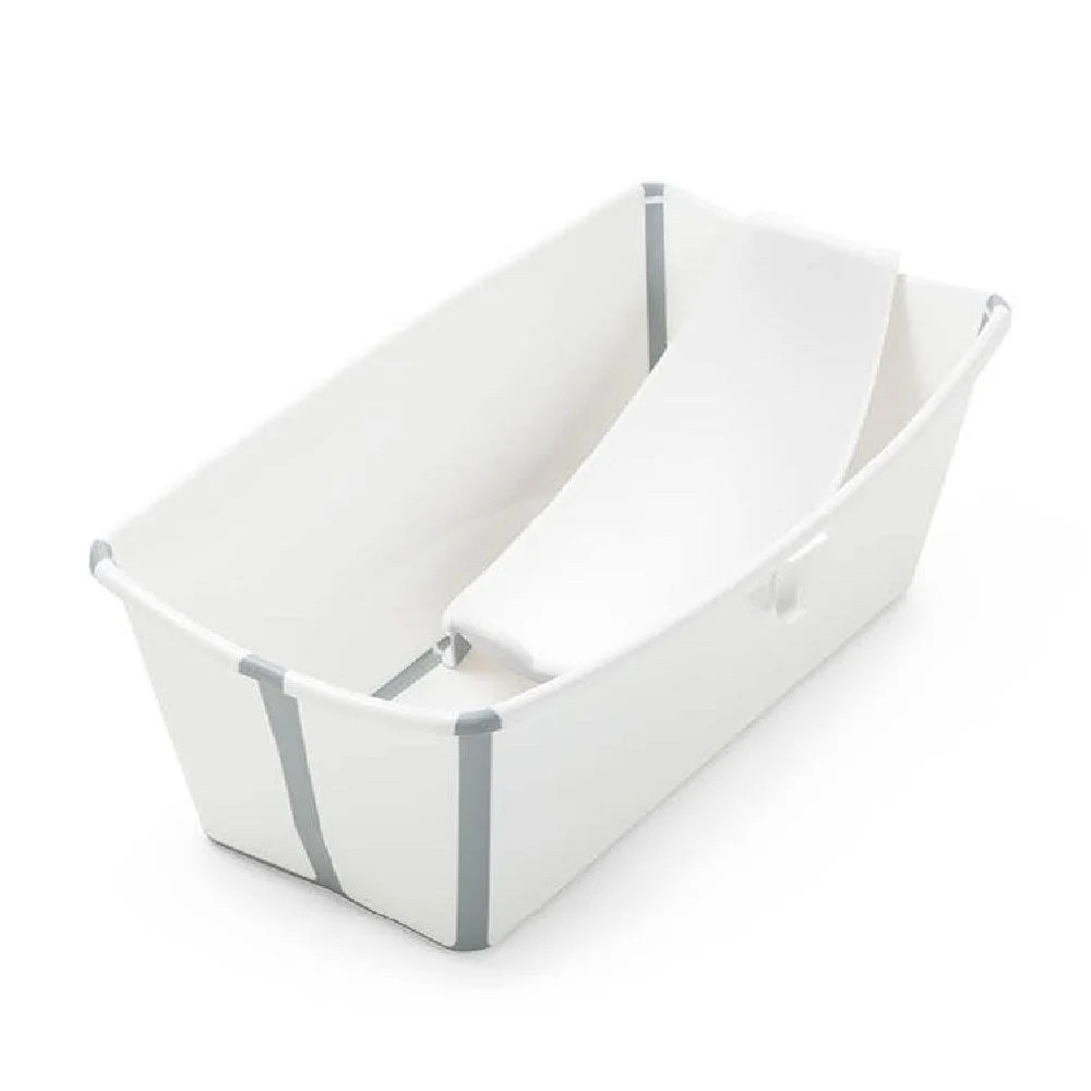 Набір Stokke Flexi Bath White: ванночка складна та адаптер, фото 1