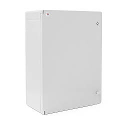 Бокс міцний з ABS пластику з монтажною панеллю 700х500х250, IP65