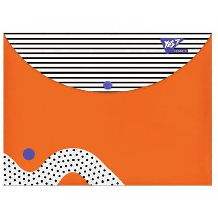 Папка-конверт А4 на кнопці YES Erudite 491933 (1/12/60), фото 1