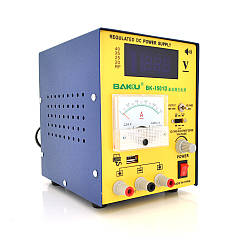 Блок живлення BAKKU BK 1501D, 15В 1А, цифрова індикація, захист від короткого замикання, артикул 2916