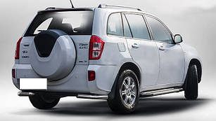 Задні кутки захист AK003 2 шт нерж Chery Tiggo 2005-2013