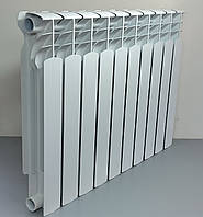 Радиатор биметаллический ААА 500/100 белый 10 секций 15 кг батарея для отопления дома радиатор в квартиру