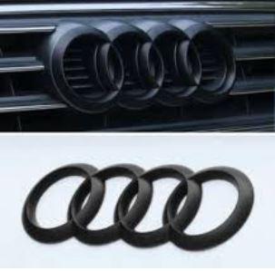 AUDI Ауді Емблема передня решітки радіатора 273 мм audi A3 A4 A5 A6 A7 колір чорний