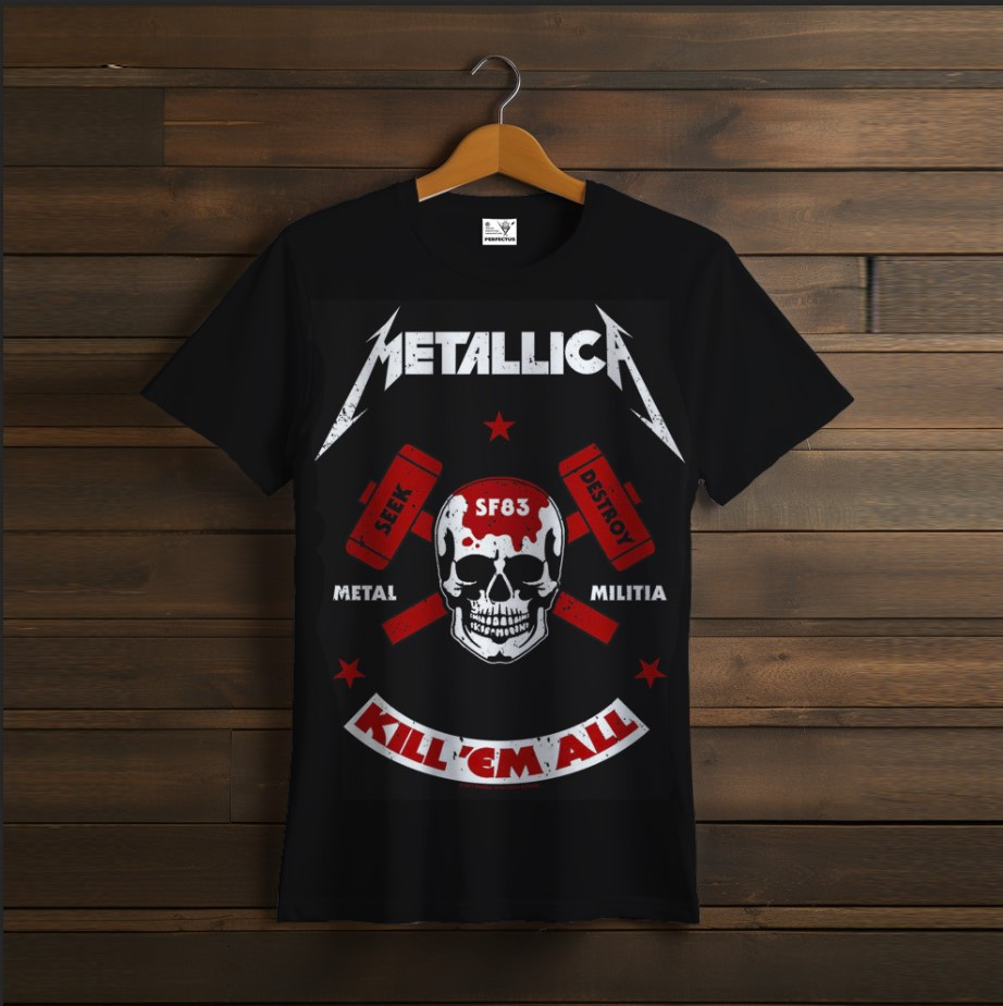 Футболка унісекс з принтом "Metallica", металіка, лого, група, фанат, подарунок, Rock Band, група, гурт, рок, музиканти, виконавці