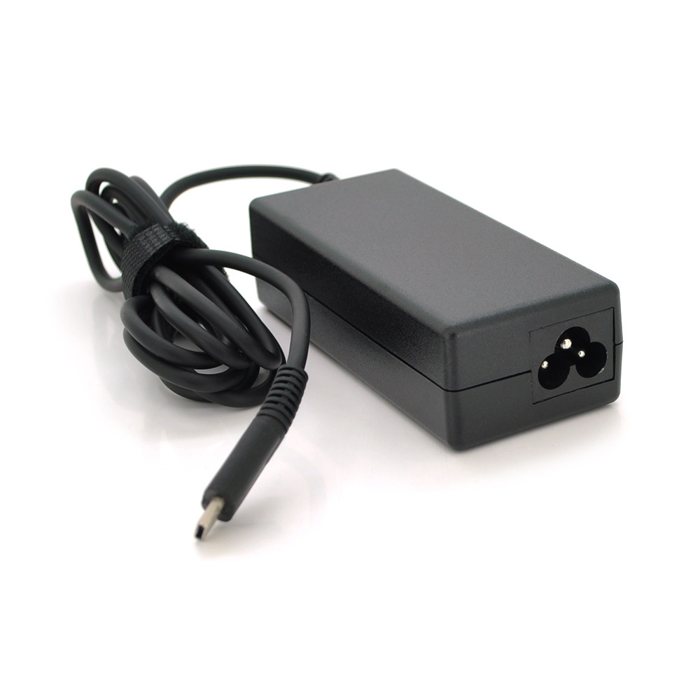 Блок живлення MERLION 65W для ноутбуків HP, Type-C, довжина 0,9м, артикул 28343