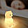 Силіконовий нічник Ведмедик із сенсорним датчиком Polar Bear Night Light, настільний світильник нічник, фото 3