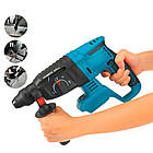 Перфоратор акумуляторний безщітковий KRAFFTEC 48V 2 акб 4.0AH дриль на акамуляторі для дому в кейсі, фото 5