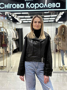 Жіноча куртка — авіатор зі шкіри JOOMBA