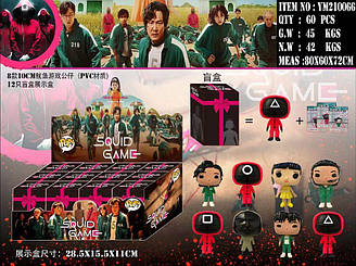 Фігурка "Гра в кальмара"  12 шт