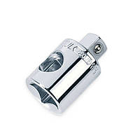 Перехідник 1/2" (мама) - 3/8" (папа) CrV з отвором під вороток d 12,7мм