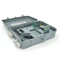 PON - box 24-канальний BT-F007, ключі, стяжки, кріплення на стіну