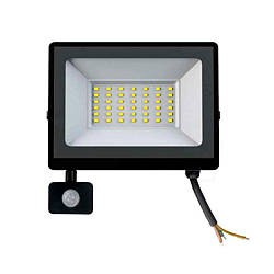 Прожектор LED Ritar ZB-PGGY-50W з датчиком руху, 50W, 4000Lm, 6500K, IP65, Ra>70, артикул 17290