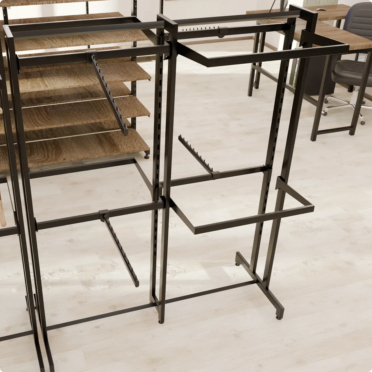 Варіант встановлення обладнання для магазину одягу Варіант встановлення обладнання для магазину одягу