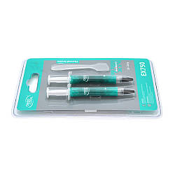 Паста термопровідна DeepCool EX750 5g, шприц, Gray, >6.2 W/m-K, <0,03C-in²/W, -50°≈250°, В'язкість -85K cPs, + лопатка + серветки,