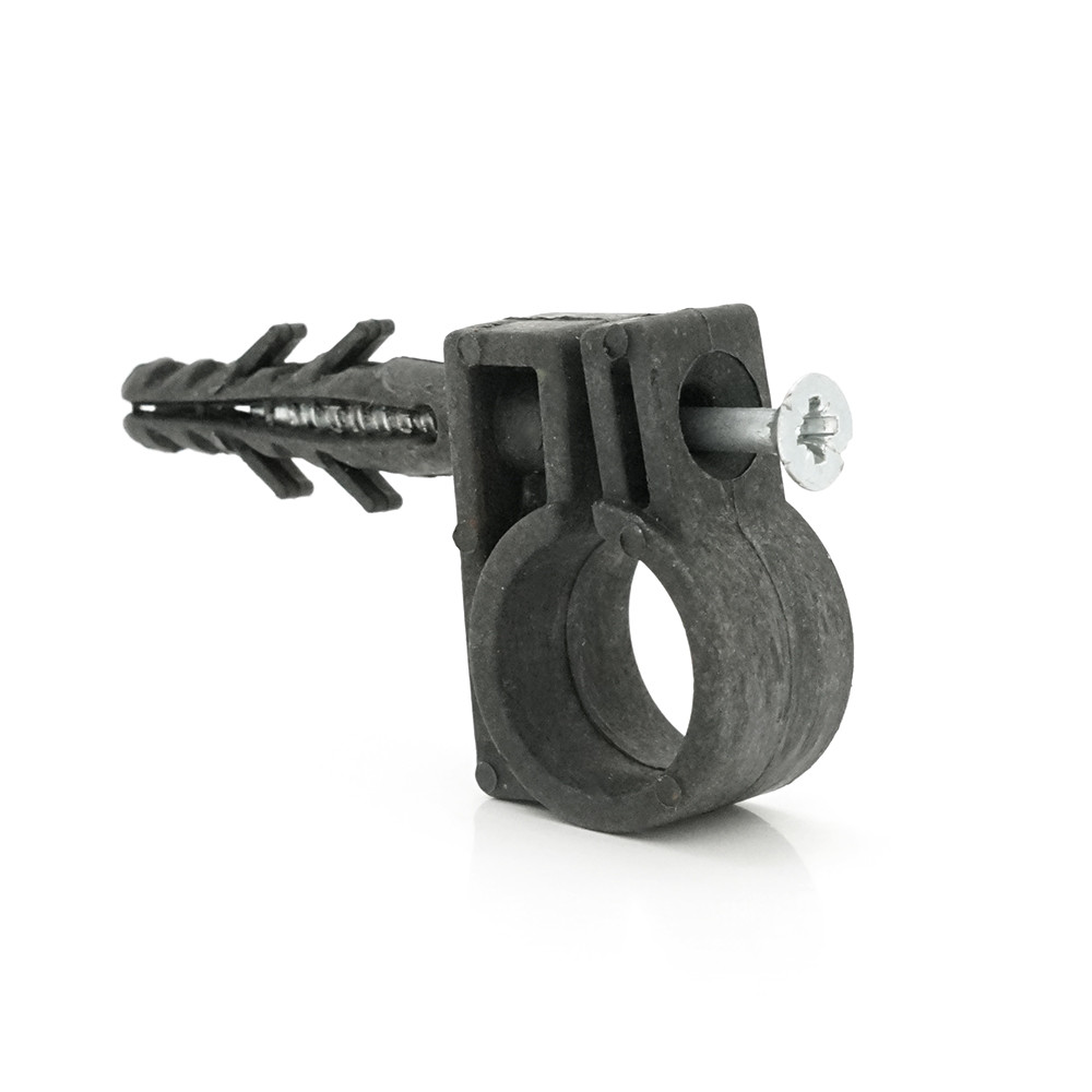 Обойма для труб та кабелю D15-16мм з ударним шурупом, 50шт, артикул 21307, Україна