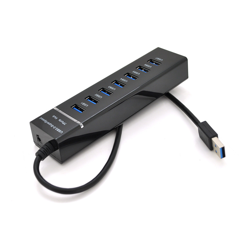Хаб USB 3.0 UH-703 на 7 портів, підтримка до 1TB, артикул 19505, виробник Voltronic