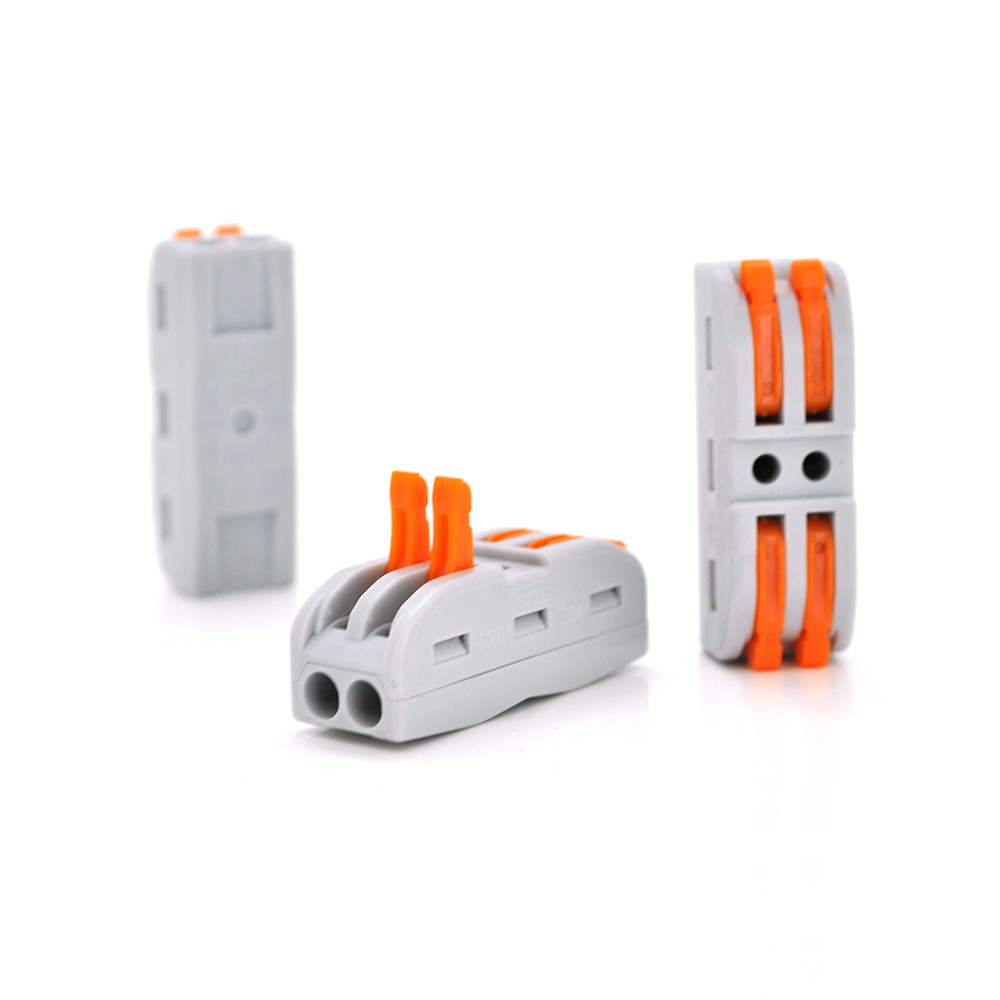 Клемна колодка WAGO K212 2-жильна з нажимними зажимами, 2-pin, сірий, артикул 16765 для розподільчих коробок