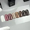 Гель-лак для нігтів Nailsoftheday Let’s special Matterhorn – шоколадно-коричневий з золотою поталлю, 10 мл, фото 3
