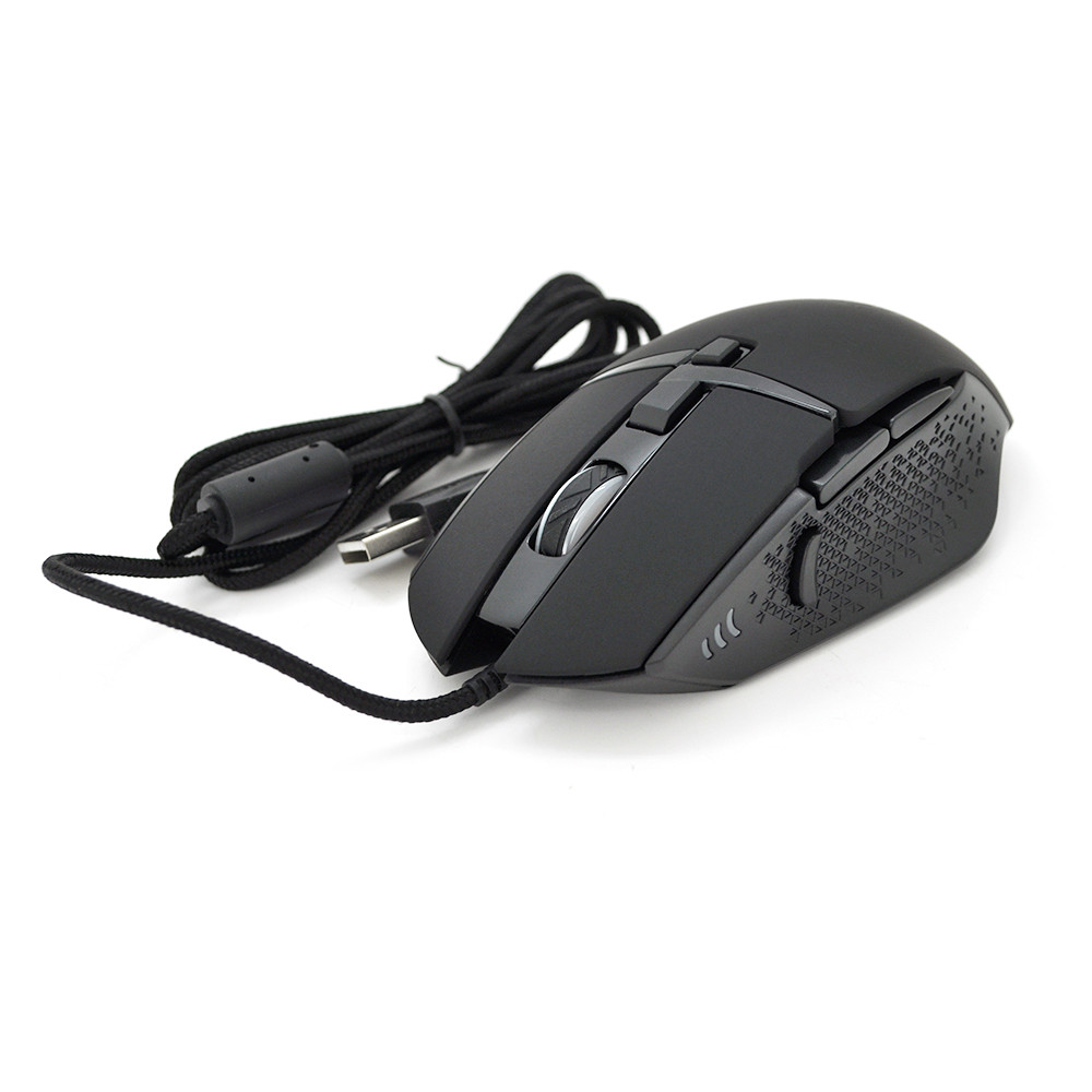Миша провідна iMICE T91, 8 кнопок, 1200-7200 DPI, LED підсвітка, 1.8м, для Windows і Mac, артикул 19209