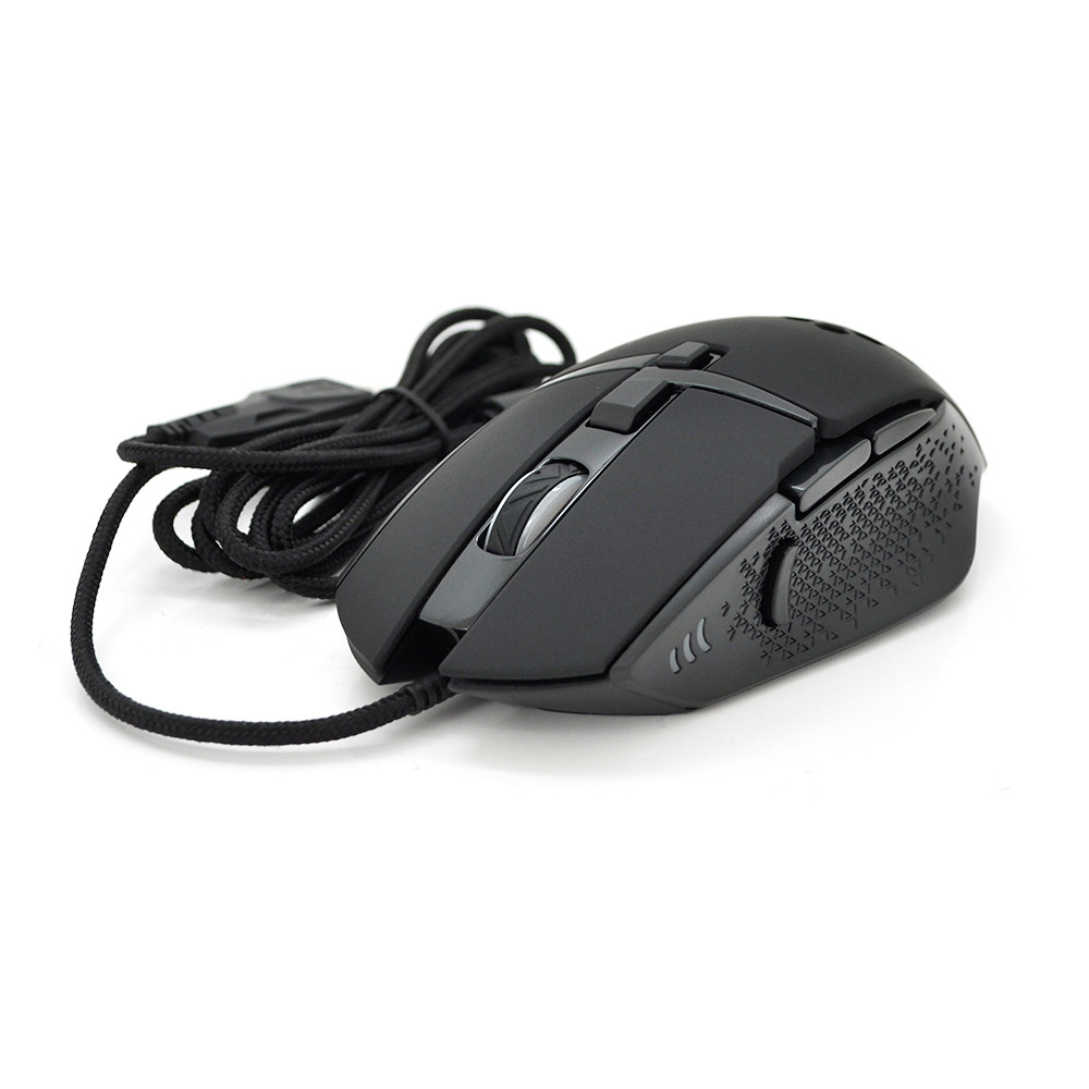 Миша дротова iMICE T90, 8 кнопок, 1200-7200 DPI, Led підсвічування, 1,8 м, для Windows та Mac, артикул 19208