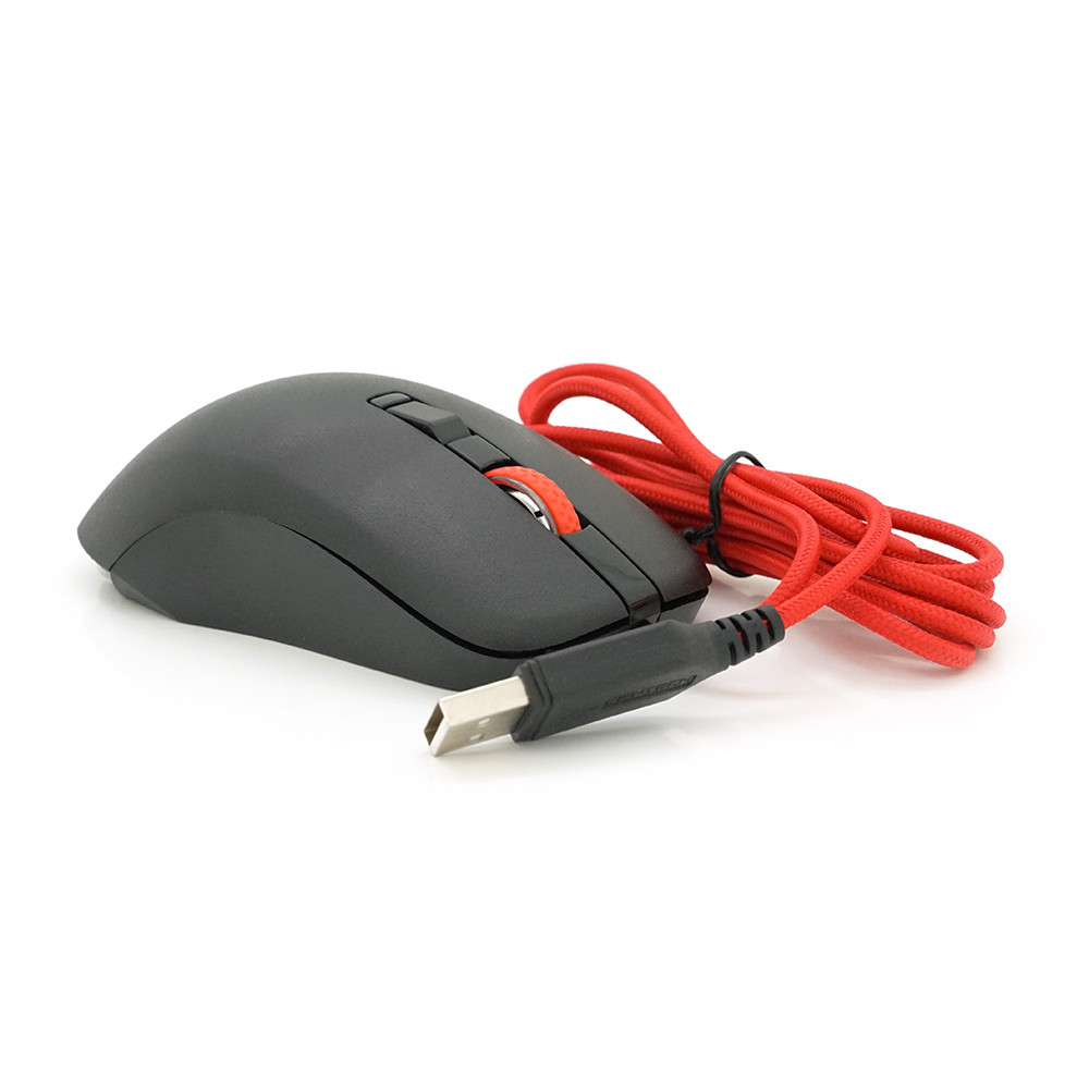Миша дротова G13 RHASTA II, 4 кнопки, 800-2400 DPI, LED підсвічування, 1,8 м, для Win/Mac, чорна, артикул 16645