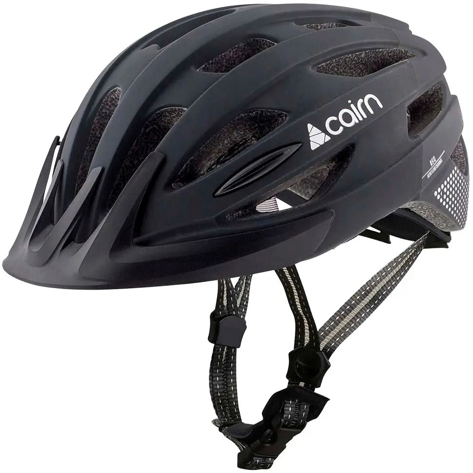 Шолом велосипедний Cairn Fusion LED USB 51-55 Full Black