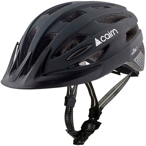 Шолом велосипедний Cairn Fusion LED USB 51-55 Full Black, фото 1