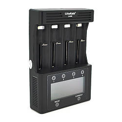 ЗУ універсальне Liitokala Lii-600, АЗУ+СЗУ, 4 канали, LCD дисплей, підтримує Li-ion, Ni-MH та Ni-Cd AA (R6), ААA (R03), AAAA, С