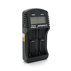 ЗУ універсальне Liitokala Lii-300, 2 канали, LCD дисплей, підтримує Li-ion, Ni-MH та Ni-Cd AA (R6), ААA (R03), AAAA, С (R14)