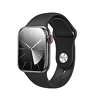 Умные смарт часы Hoco DY12 AMOLED дисплей смарт-часы с магнитной зарядкой и звонками черные